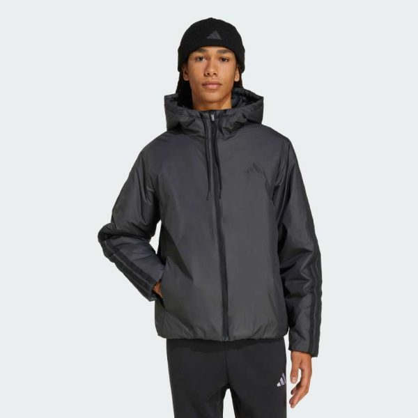 Куртка Essentials CLIMAWARM 3-Stripes Insulated Hooded