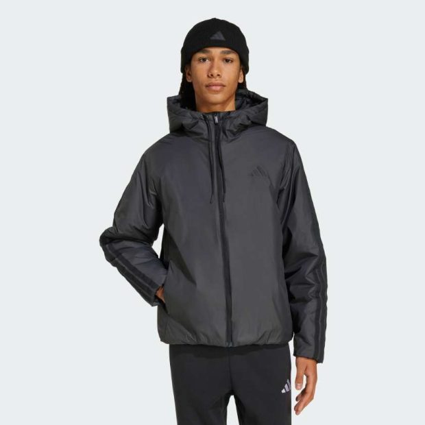 Куртка Essentials CLIMAWARM 3-Stripes Insulated Hooded