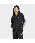 Толстовка Essentials 3-Stripes Full-Zip Fleece