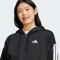 Толстовка Essentials 3-Stripes Full-Zip Fleece