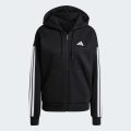 Толстовка Essentials 3-Stripes Full-Zip Fleece