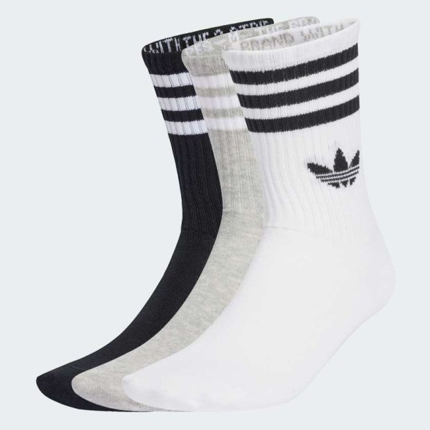 Три пари шкарпеток 3-Stripes Crew