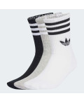 Три пари шкарпеток 3-Stripes Crew