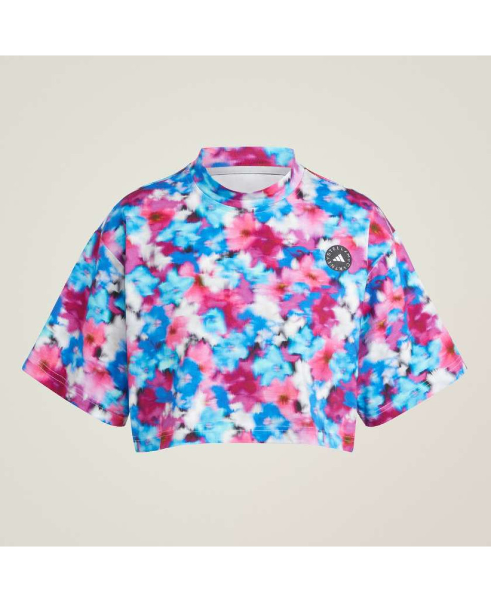 Укорочена футболка adidas by Stella McCartney Printed