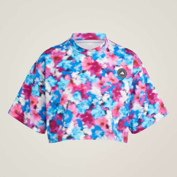 Укороченная футболка adidas by Stella McCartney Printed