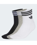 Три пари шкарпеток 3-Stripes Ankle Socks