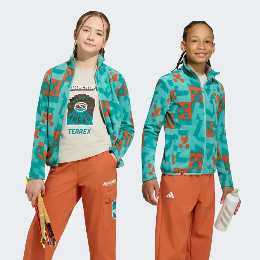 Флісова спортивна кофта Adidas Minecraft Terrex CLIMAWARM Full-zip Fleece