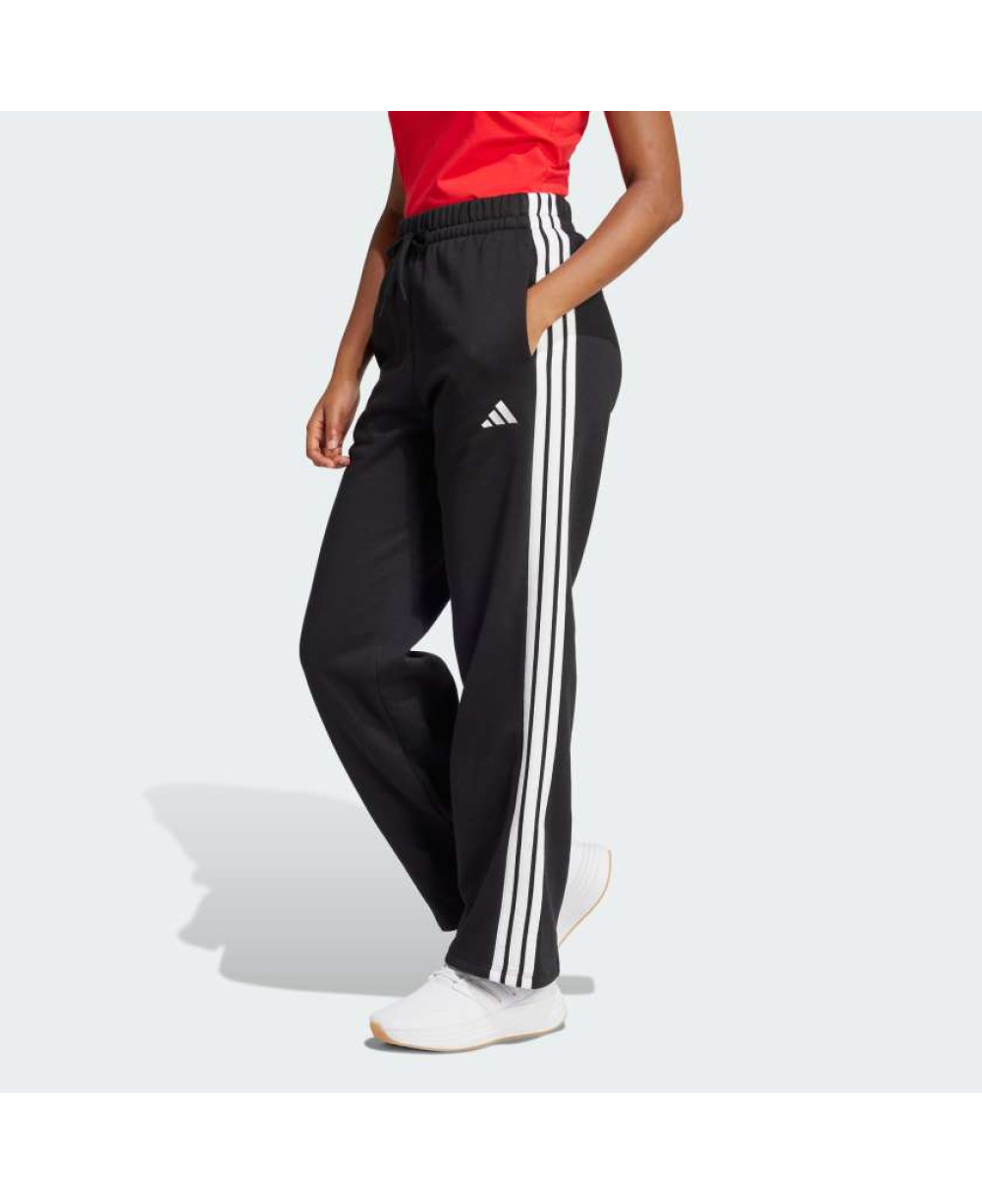 Штани Essentials 3-Stripes Open-Hem French Terry Joggers