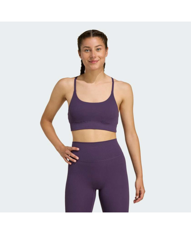Бра adidas All Me Light Support Rib Long Line