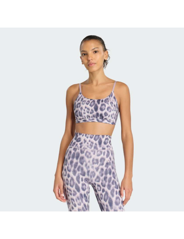 Бра Optime Essentials Workout Leopard Light Support