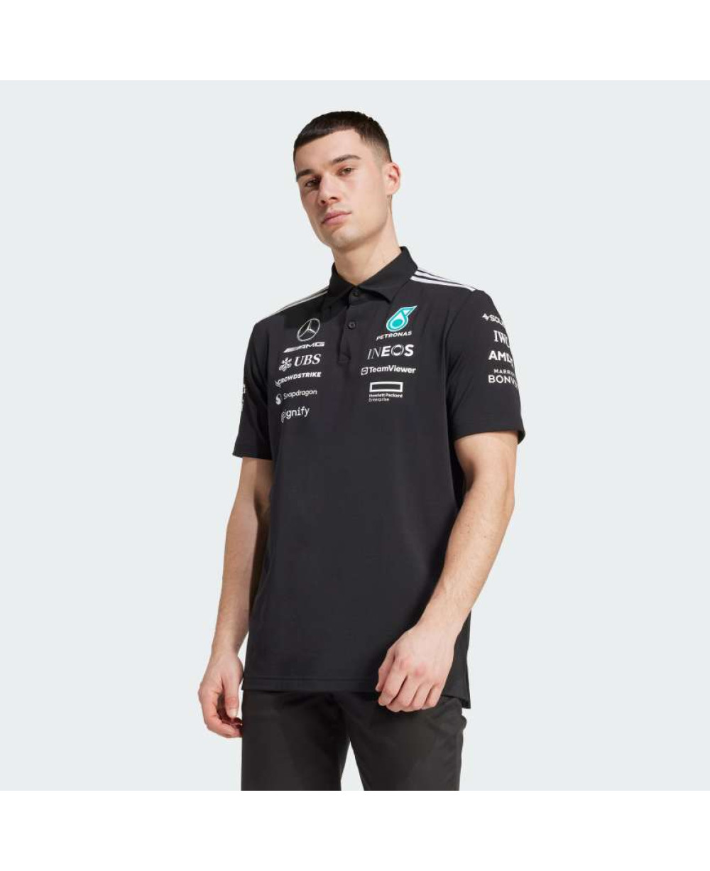 Футболка-поло Mercedes - AMG Petronas Formula One Team Black