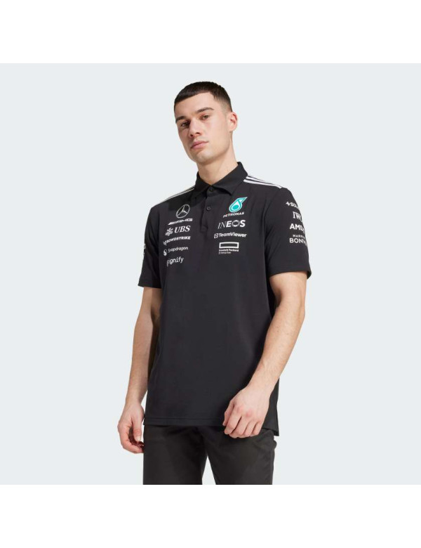 Футболка-поло Mercedes - AMG Petronas Formula One Team Black