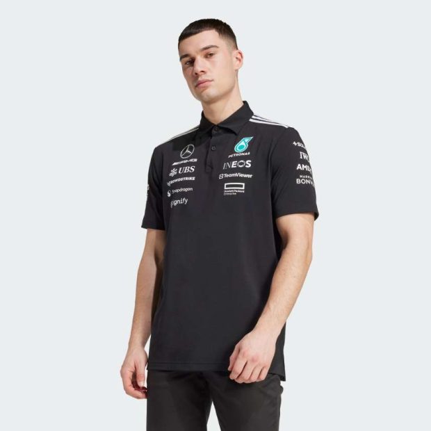 Футболка-поло Mercedes - AMG Petronas Formula One Team Black
