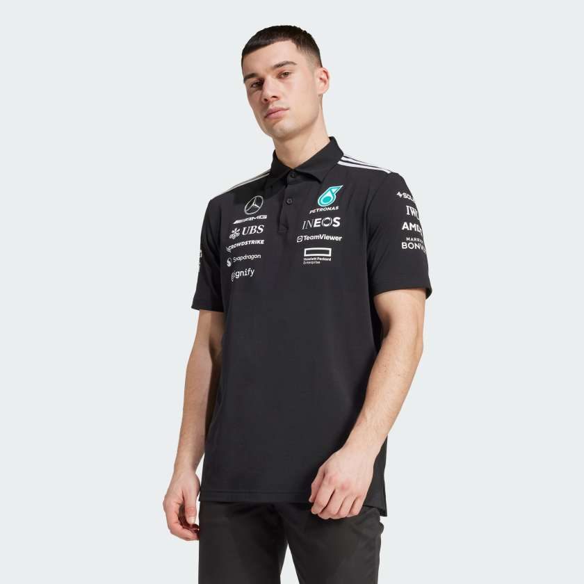 Футболка-поло Mercedes - AMG Petronas Formula One Team Black