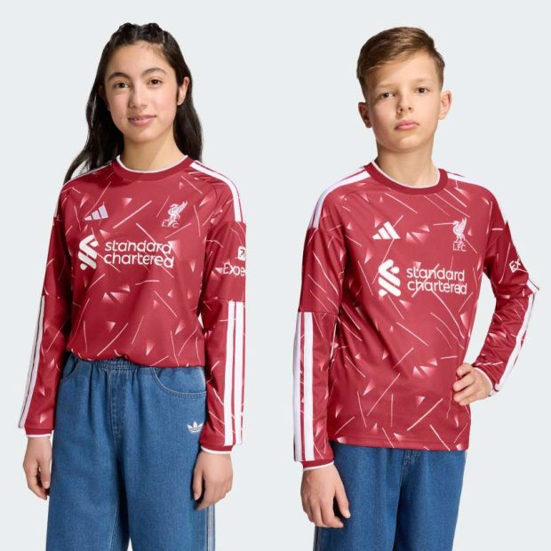 Домашнє джерсі з довгим рукавом Liverpool FC 26/27 Home Kids