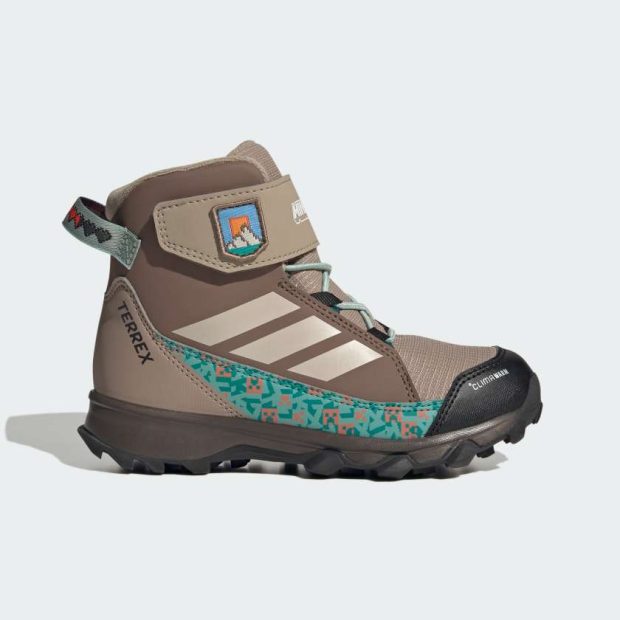 Ботинки Adidas Minecraft Terrex Snow CF CLIMAWARM Winter Kids