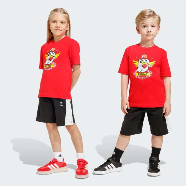 Комплект: футболка и шорты ADIDAS DISNEY MICKEY MOUSE