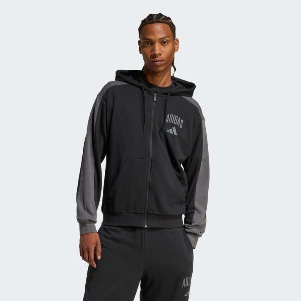 Толстовка COLLEGIATE FRENCH TERRY FULL-ZIP HOODED