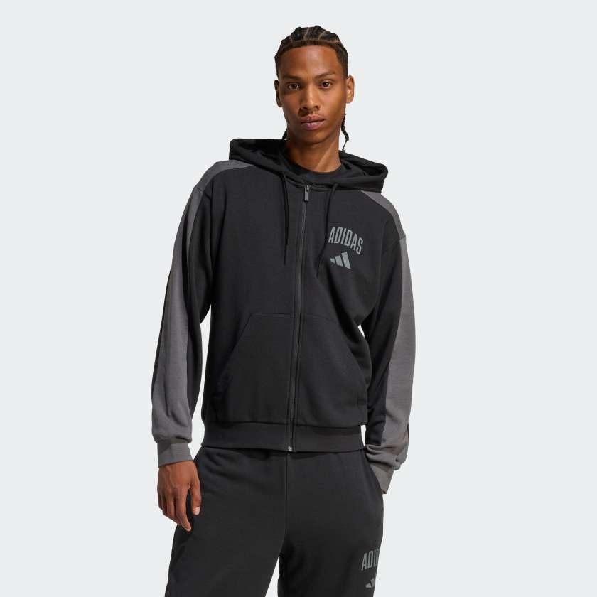 Толстовка COLLEGIATE FRENCH TERRY FULL-ZIP HOODED