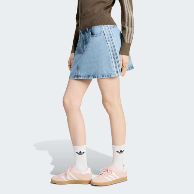 Джинсова спідниця MID RISE DENIM