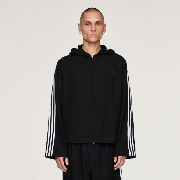 Спортивная кофта с капюшоном Y-3 Track Top 3-Stripes