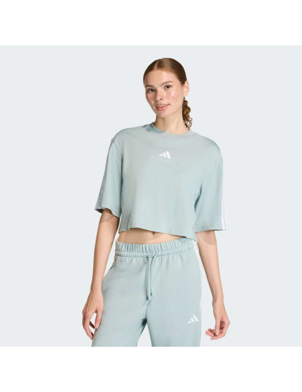 Футболка Essentials 3-Stripes Cotton Loose