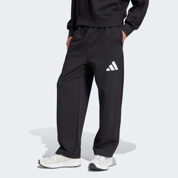 Брюки Essentials Wide-Leg 3 Bar Logo