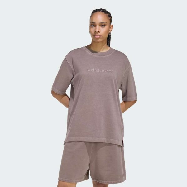 Футболка Essentials Linear Boyfriend Oversized Washed
