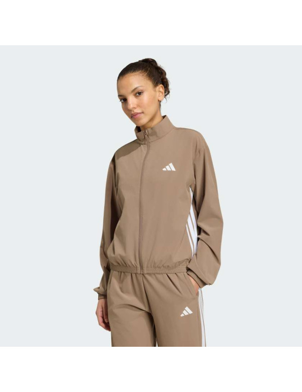 Куртка Train Essentials 3-Stripes Woven Warm-Up Jack