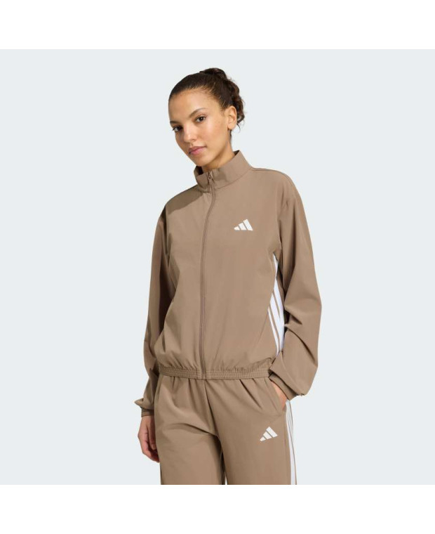 Куртка Train Essentials 3-Stripes Woven Warm-Up Jack