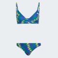 Купальник Padded Football-Inspired 2-Way Strap Triangle Bikini