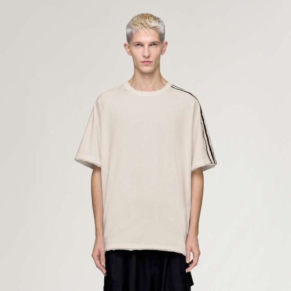 Футболка Y-3 RAW EDGE 3 STRIPES SHORT SLEEVE