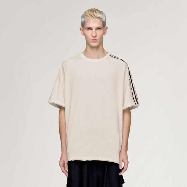 Футболка Y-3 RAW EDGE 3 STRIPES SHORT SLEEVE
