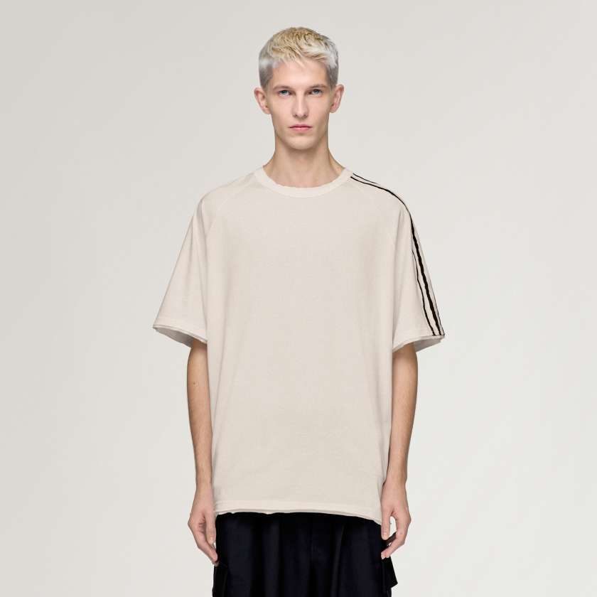 Футболка Y-3 RAW EDGE 3 STRIPES SHORT SLEEVE