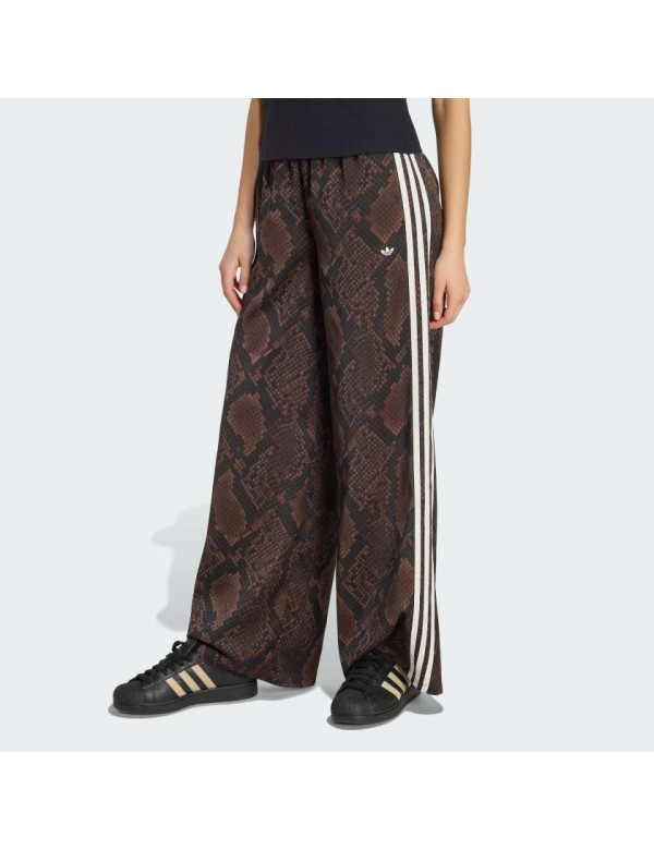 Штани SATIN SNAKE PRINT WIDE LEG