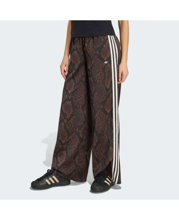 Штани SATIN SNAKE PRINT WIDE LEG